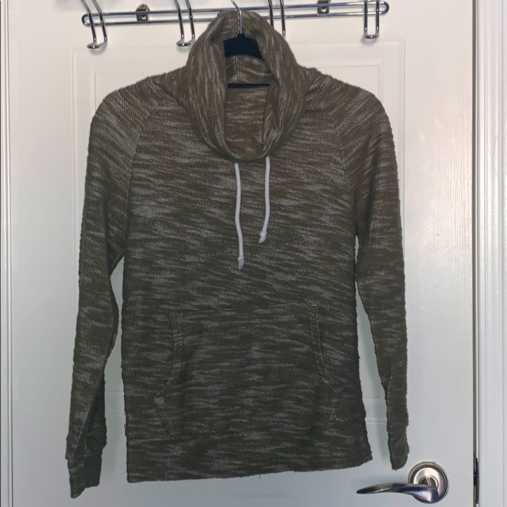 Green Cowlneck Sweater!